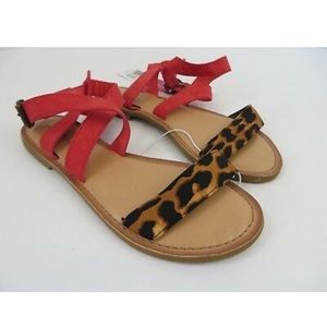 Leopard Sandals